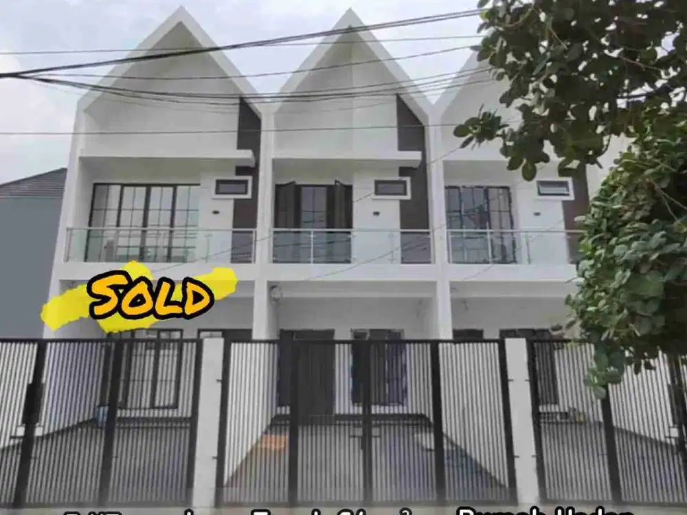 RUMAH BARU 4x16 MERUYA UTARA, FASAD SKANDINAVIA. Jakarta Barat