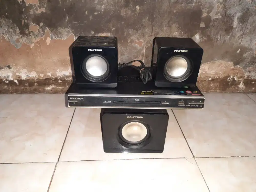 Dvd&speaker polytron/home theatre