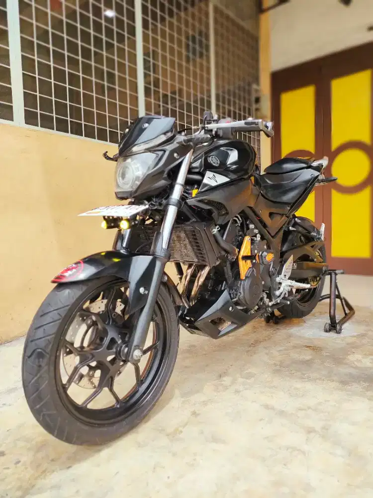 Yamaha MT25 / MT 25 2017, Black Premium Metalic, Unit Mulus Terawat.