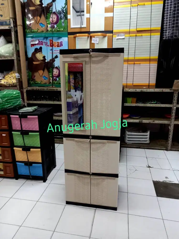 lemari plastik diva mizu mix susun 4