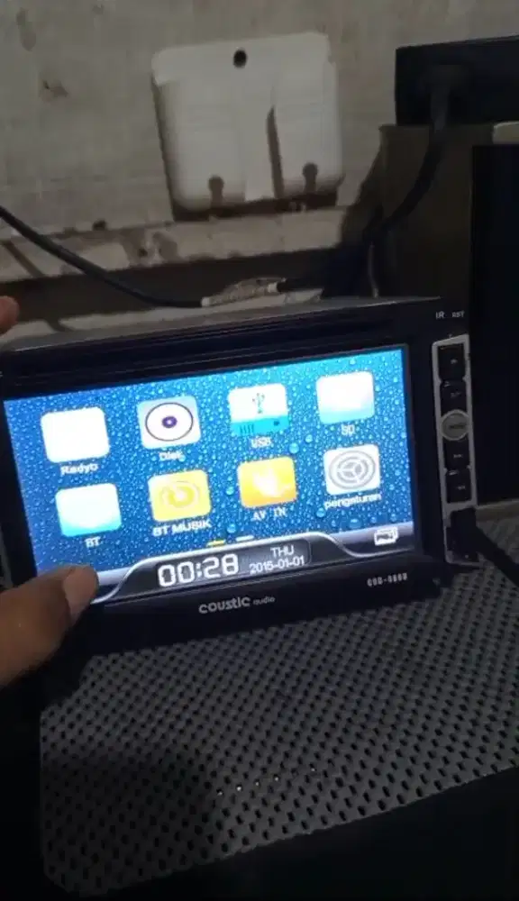 Head Unit Double din Coustic Audio 7 Inch