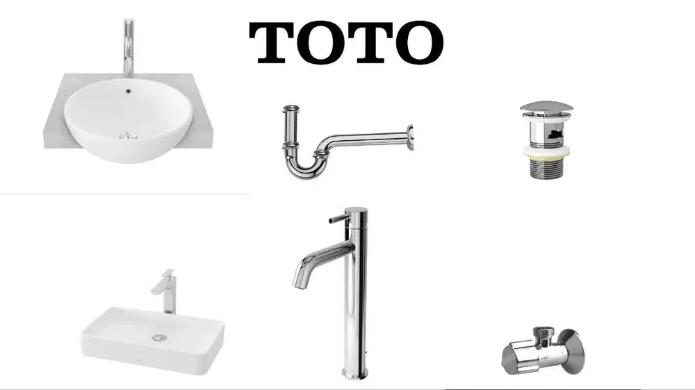 Jual perlengkapan kamar mandi TOTO Original Denpasar Sisa Proyek