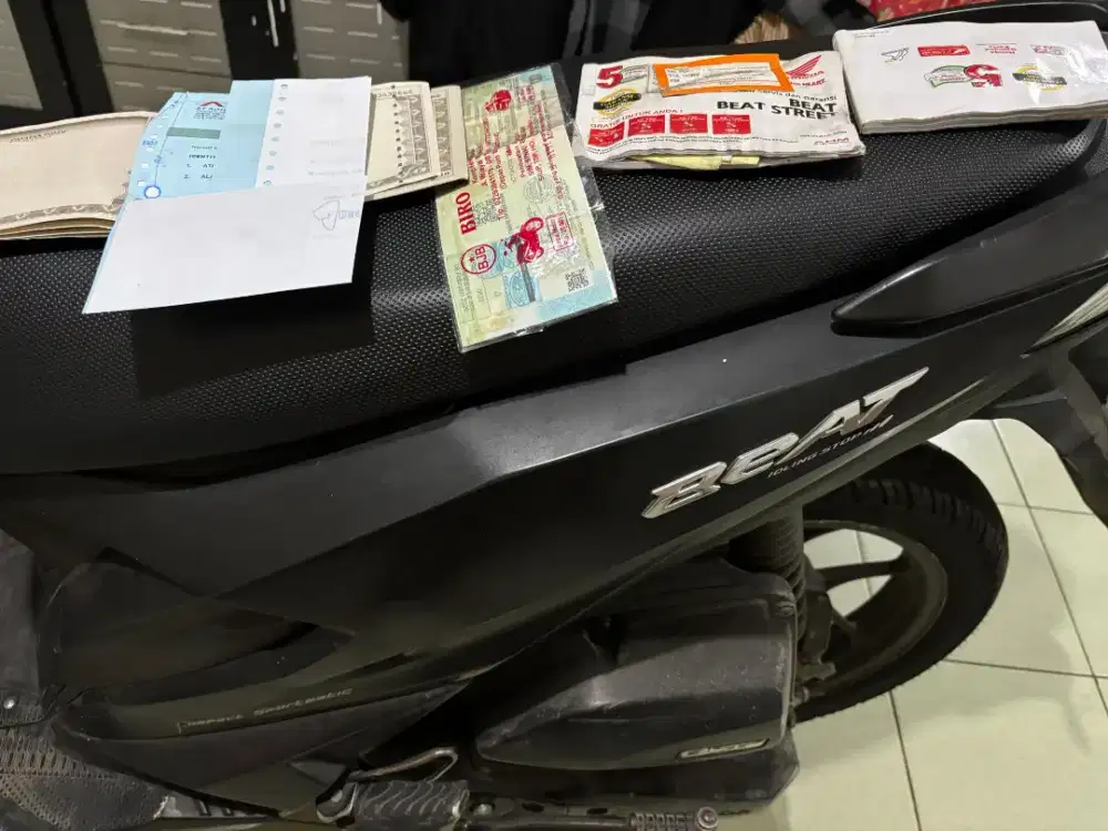 Beat deluxe CBS idling stop lngkap isi