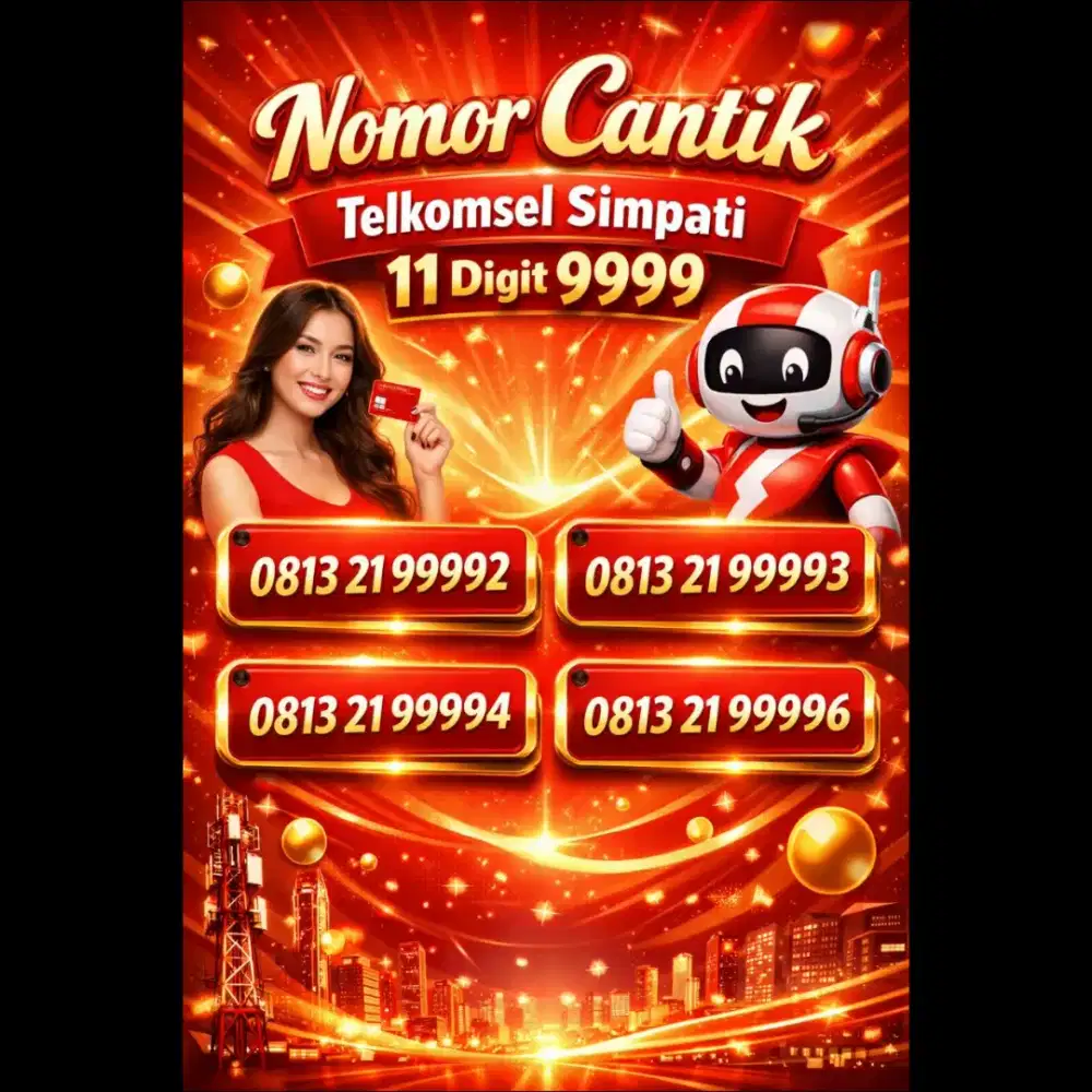 Nomor cantik telkomsel simpati kartu perdana 11 digit