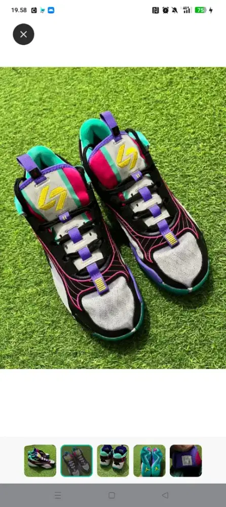 Di jual sepatu basket Luca size 45 , bisa 44