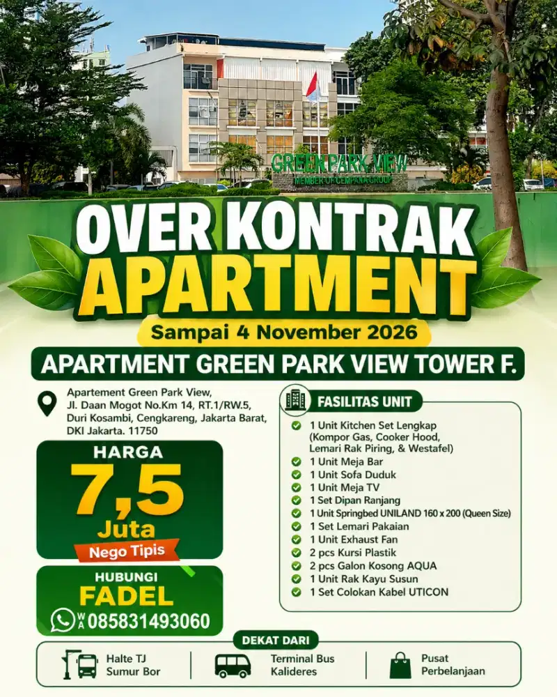 Over Kontrak Apartemen