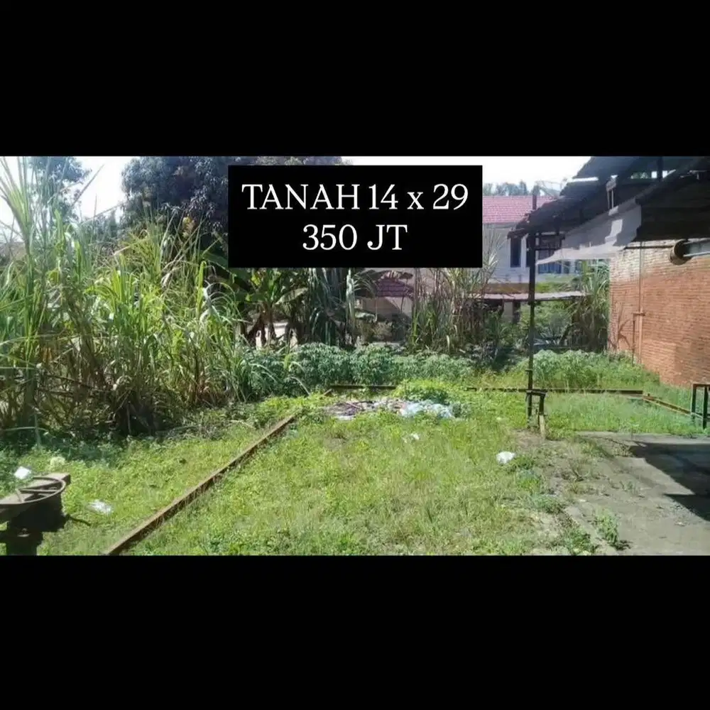 DIJUAL CEPAT TANAH 14 X 29 DI PINGGIR JALAN (TP)