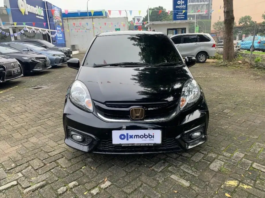 DP MURAH Honda Brio Satya 1.2 E Bensin-AT 2018 Hitam CBZQB