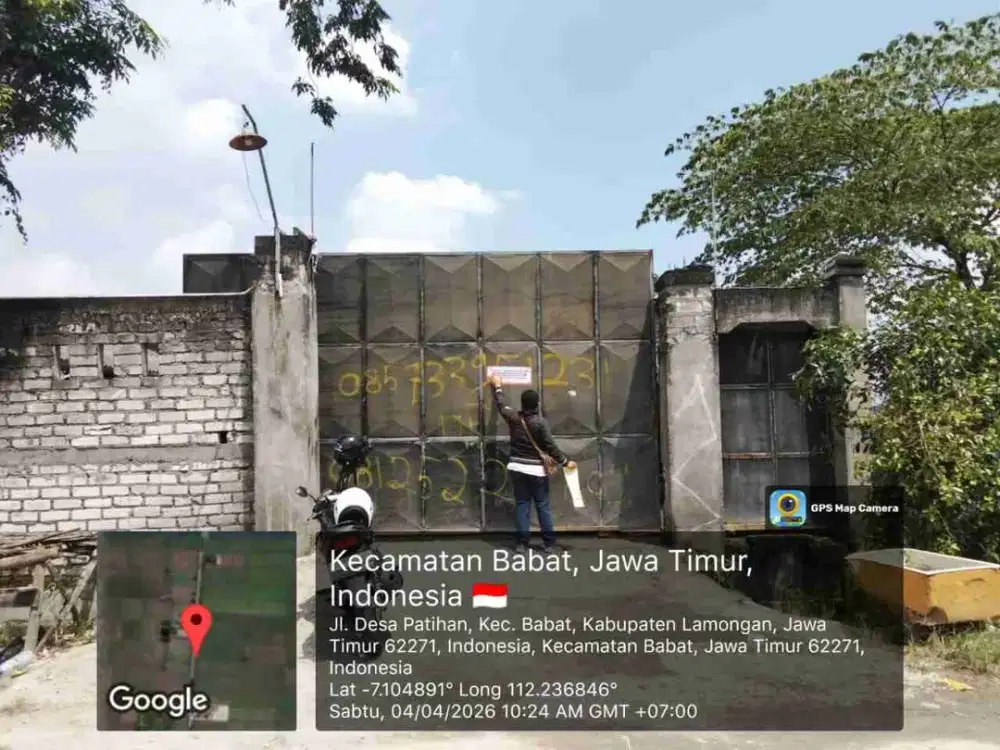 DI JUAL RUMAH
KEL. : KEBALANDONO
KEC. : BABAT
KAB  : LAMONGAN