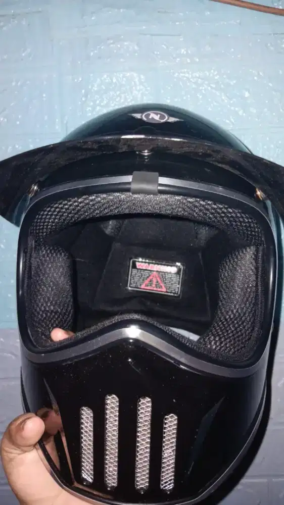 helm cakil baru 1minggu