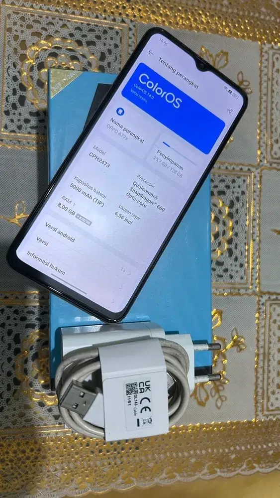 Oppo A77s Fullset