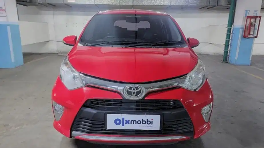 DP MURAH Toyota Calya 1.2 G Bensin-AT 2018 Merah CAGMD