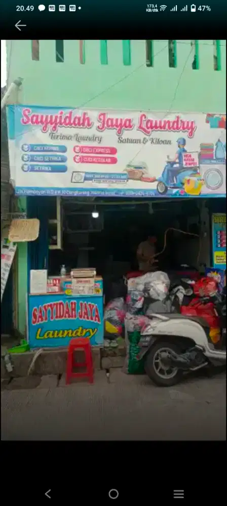 Karyawan  laundry berpengalaman