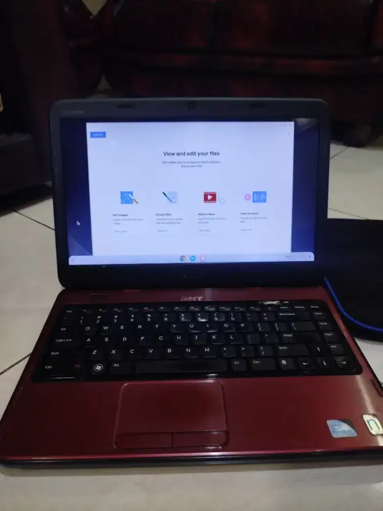 Laptop dell Inspiron N4050 Layar 14in Batre awet & msh normal