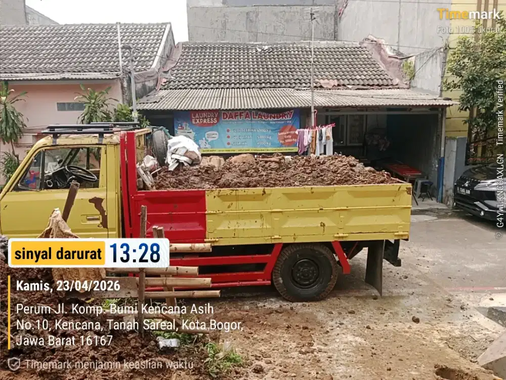 Jasa angkut/buang puing, sampah projek, pindahan rumah dll.