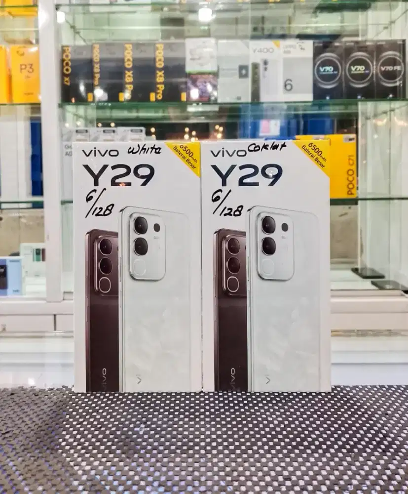 BARU..VIVO Y29 RAM 6+6/128 SEGEL/GARANSI RESMI.