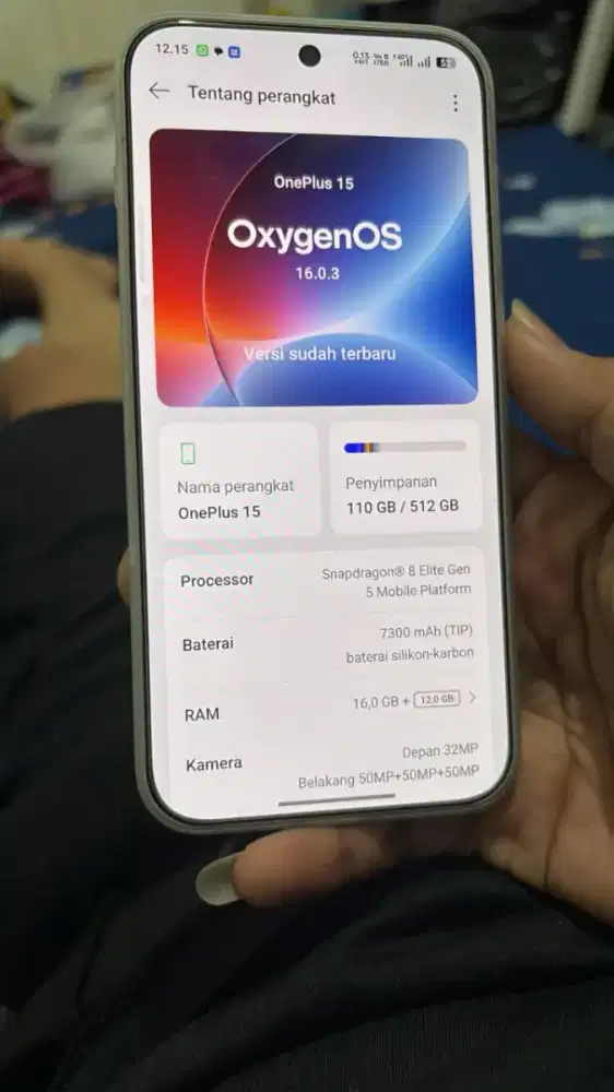 Oneplus 15 ram 16/512