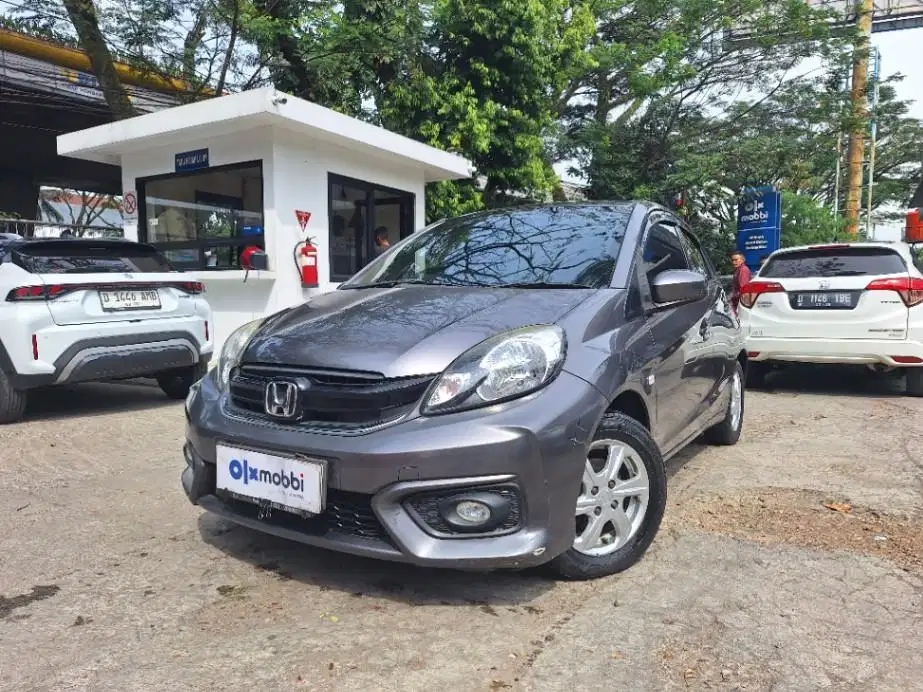 DP MURAH Honda Brio 1.2 E Bensin-AT 2017 Abu-Abu CWYLB