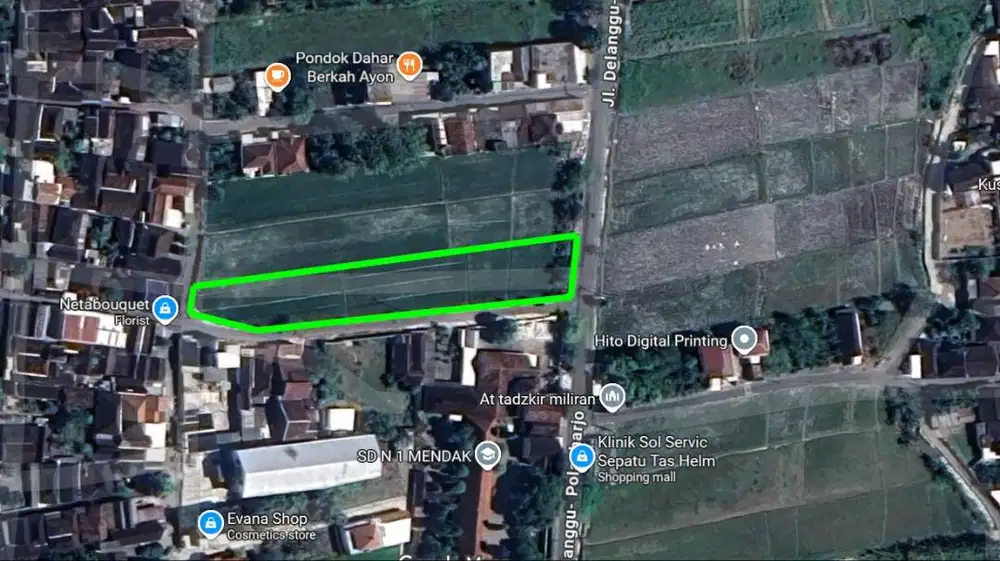 Dijual Tanah - Mangku Jalan