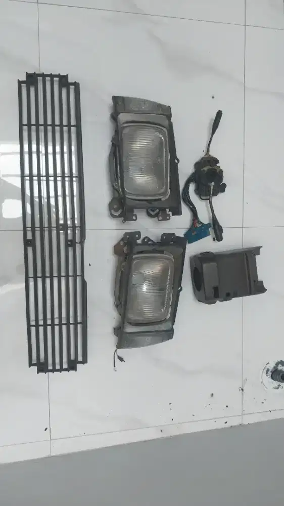 Grill set headlamp saklar dimmer stir corolla dx ke70 sein sen