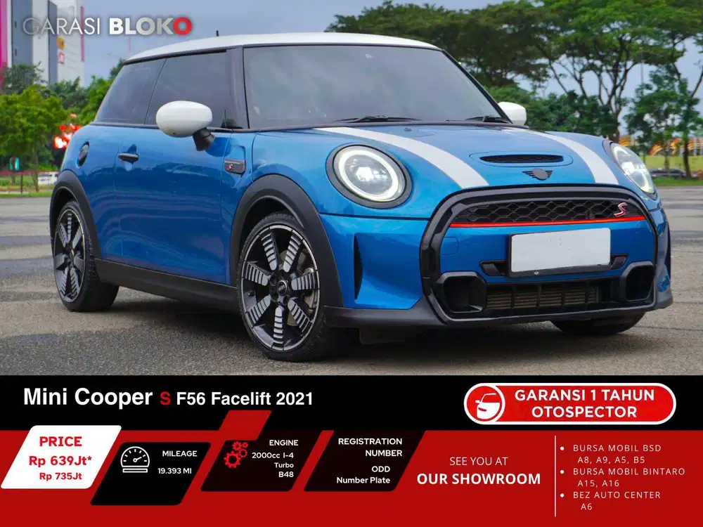 (Odo 19rb) Mini Cooper S F56  Facelift B48 2021
