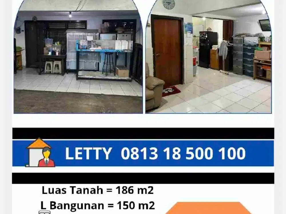 Rumah Kalibaru Timur Senen Jakarta Pusat Strategis Bisa KPR