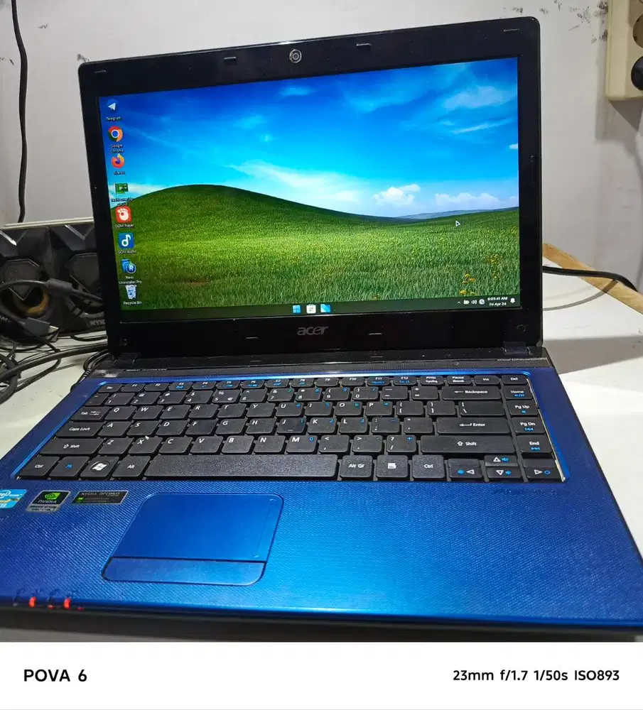 Laptop ACER i3 /Vga 1gb/Ram 6gb/SSD/kantor,pelajar,usaha,Game,Design