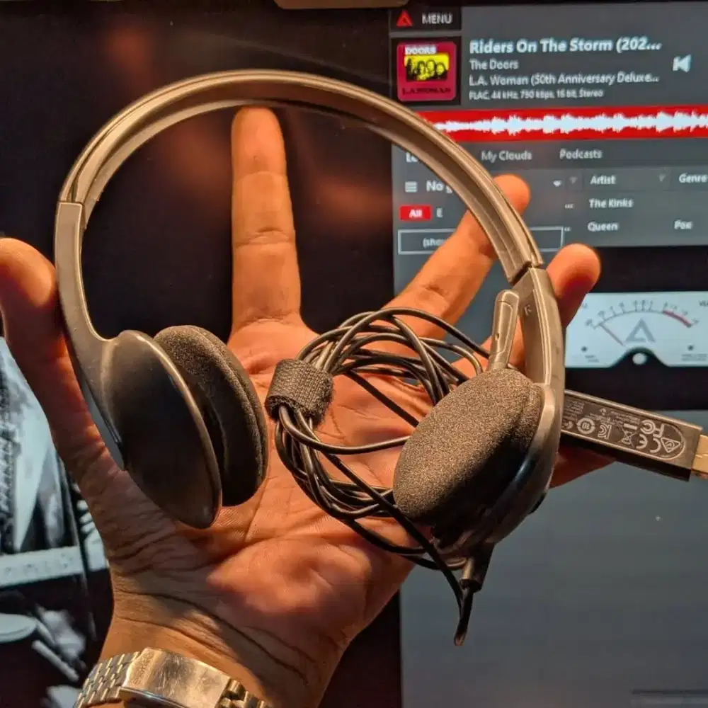 Headphone Headphones Headset From Logi/Logitech H340