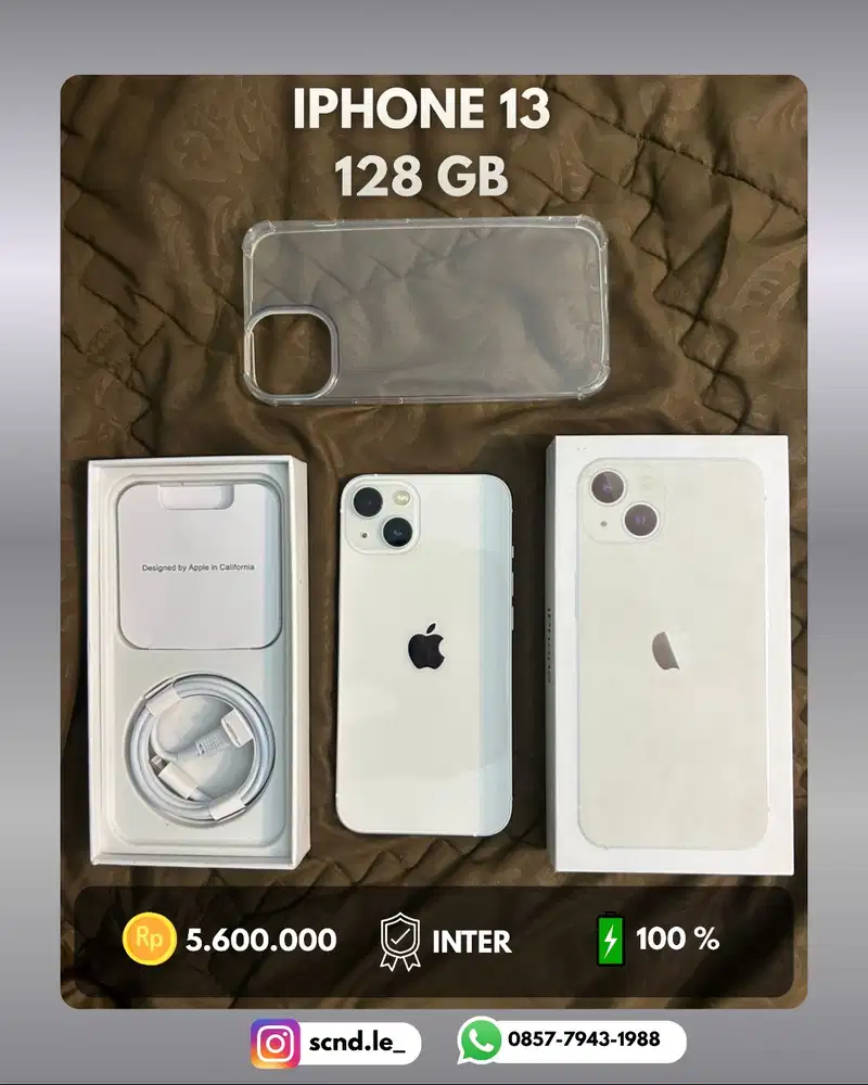 Iphone 13 Starlight 128Gb Ex Inter / All Operator