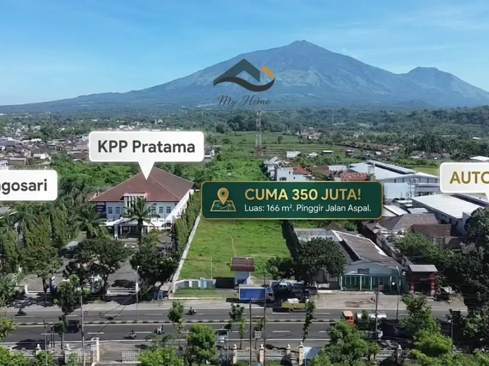 Tanah Murah Pinggir Jalan Aspal di Sebelah Auto 2000 Singosari Malang