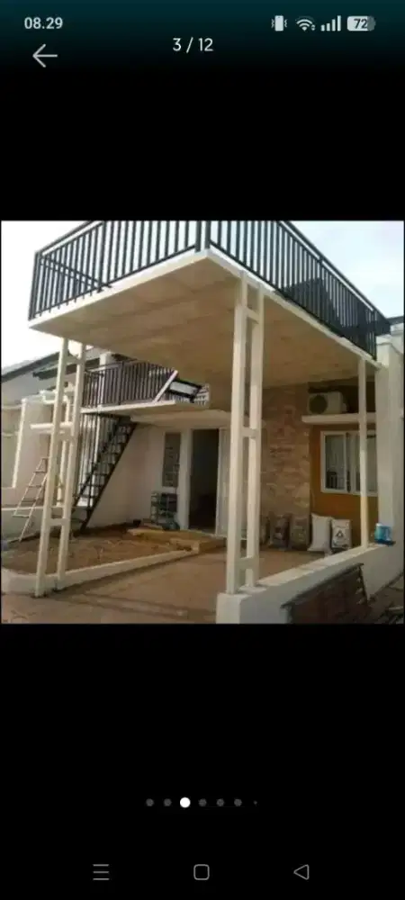 Tukang las kanopi ,mezanin bikin gudang