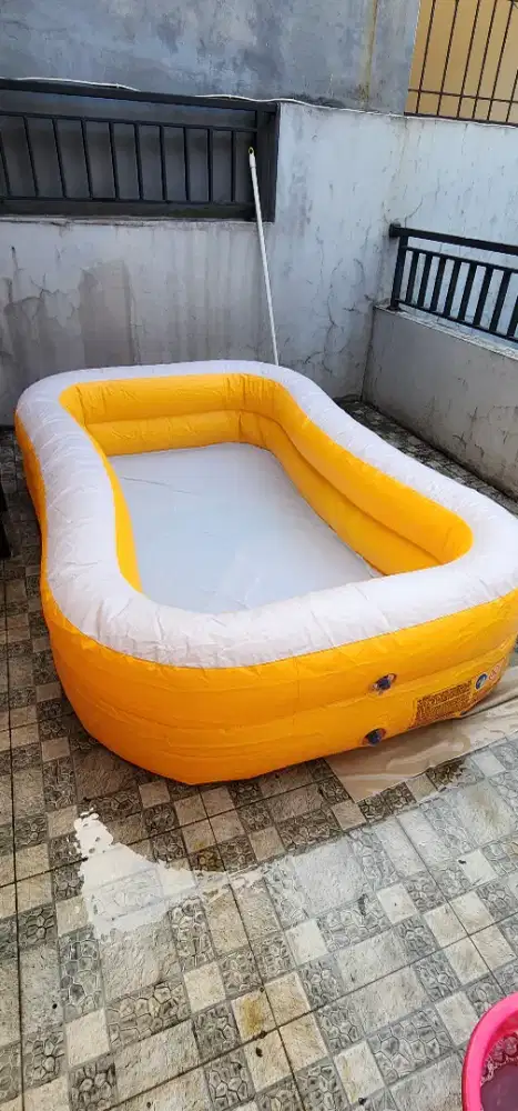 INTEX FAMILY POOL - ORANGE