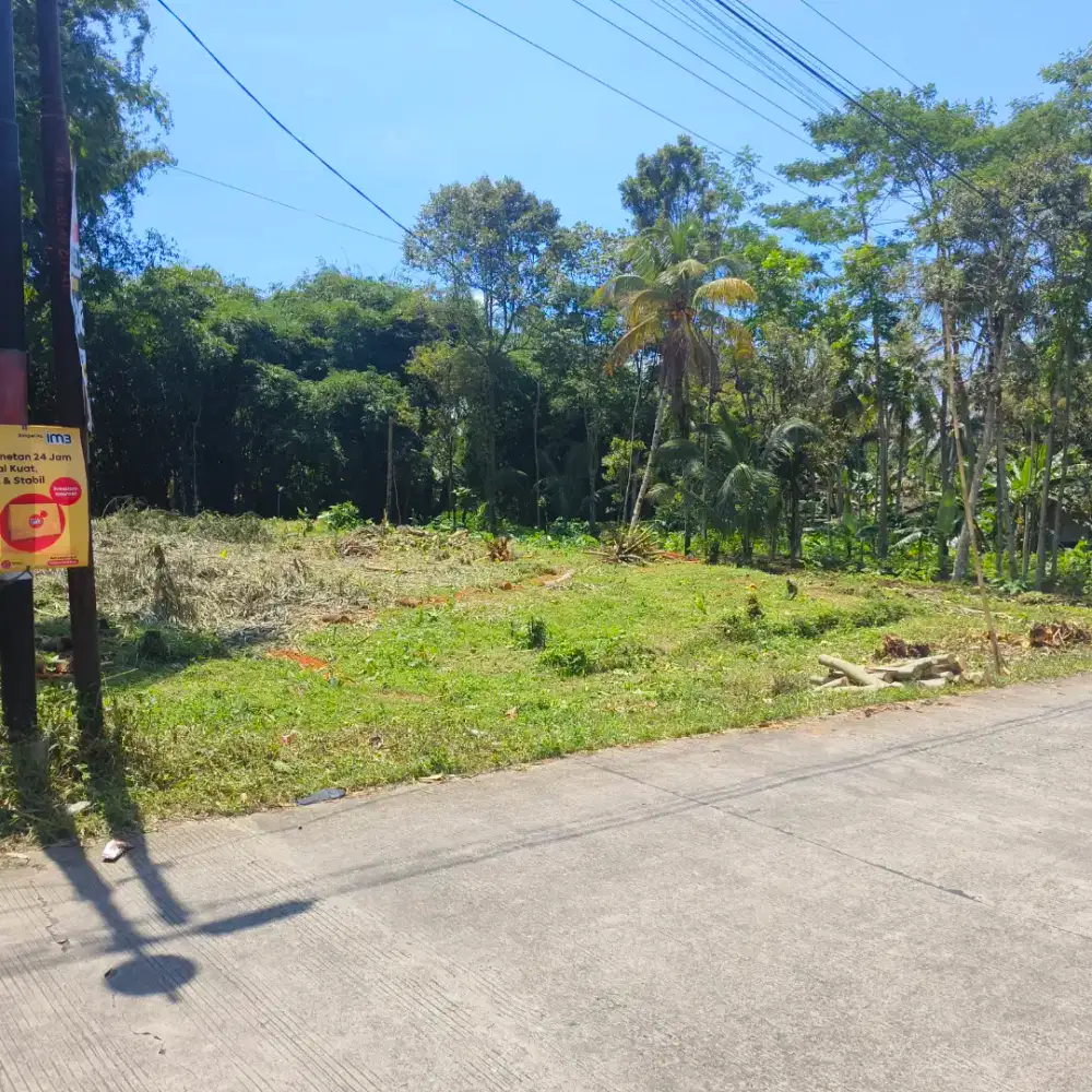 Dijual tanah strategis pinggir jalan