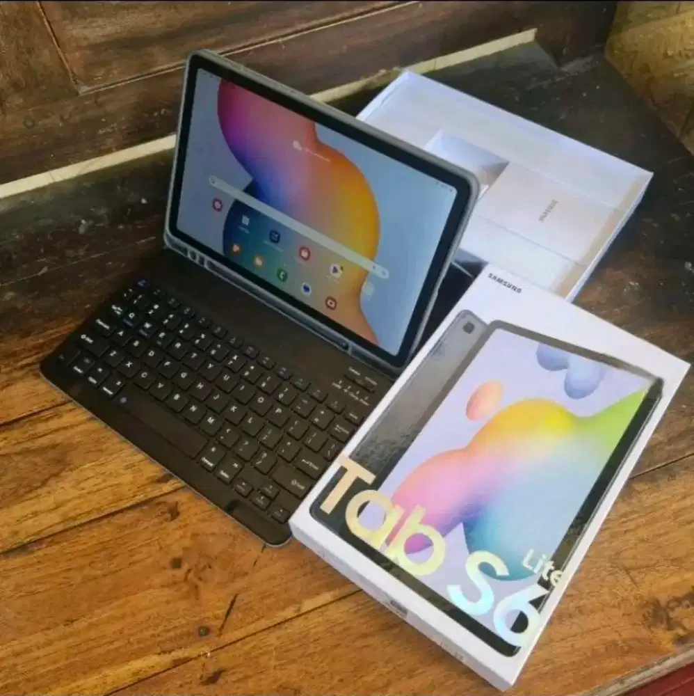 Samsung Tab S6 Lite Snapdragon + Kboard-Stylus Like New 99% BH 95%