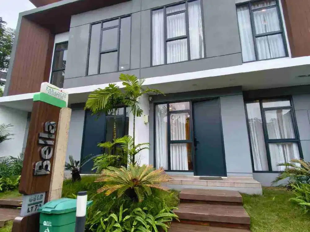 DIJUAL RUMAH MODERN 2LANTAI DEKAT STASIUN DAN MRT