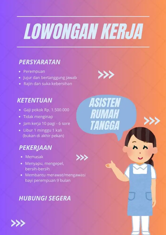 Lowongan Pekerjaan ART