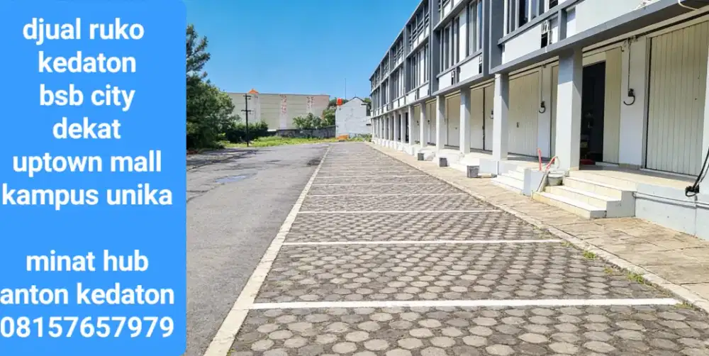 Ruko kedaton square BU cepat bawah pricelist dkt bsb city beranda bali