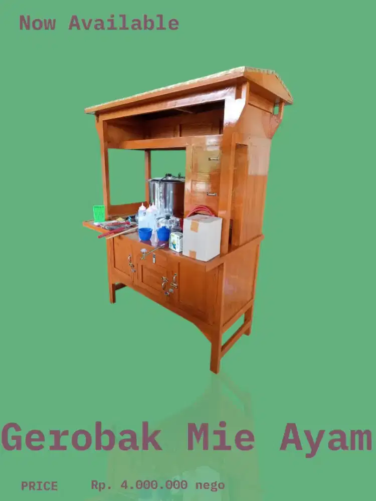 Di jual Gerobak Mie Ayam