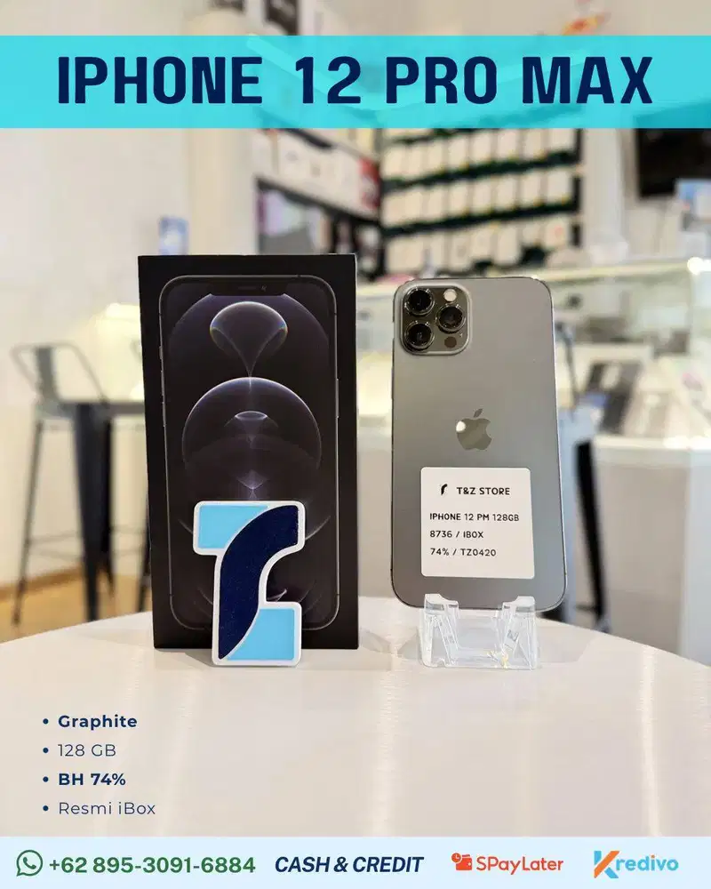 IPHONE 12 PRO MAX 128 GB - GRAPHITE