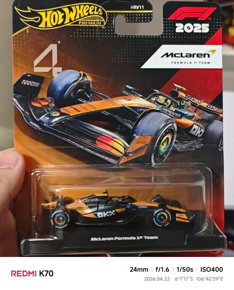 Hot Wheels Premium F1 2025 McLaren Lando Norris
