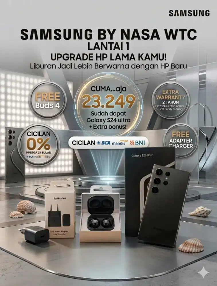SAMSUNG GALAXY S26ULTRA FREE GALAXY BUDS 4 CICILAN 0%