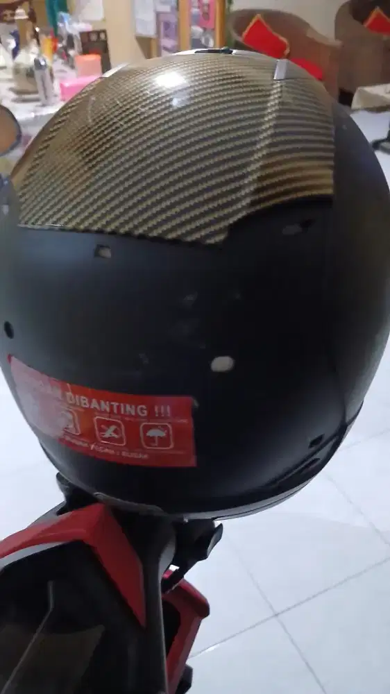 Helm Murah Full Face Orisinil Japan 98% like new merk INK bening