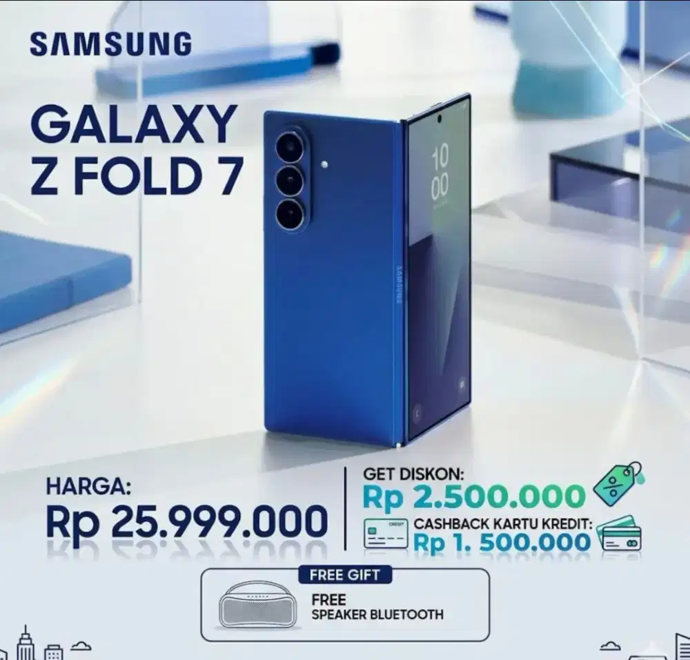 SAMSUNG GALAXY Z FOLD 7 FREE SPEAKER BLUETOOTH CICLAN 0%
