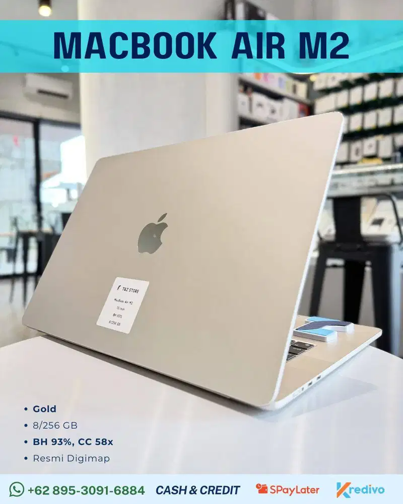 MACBOOK AIR M2 15 INCH 8/256 GB - GOLD