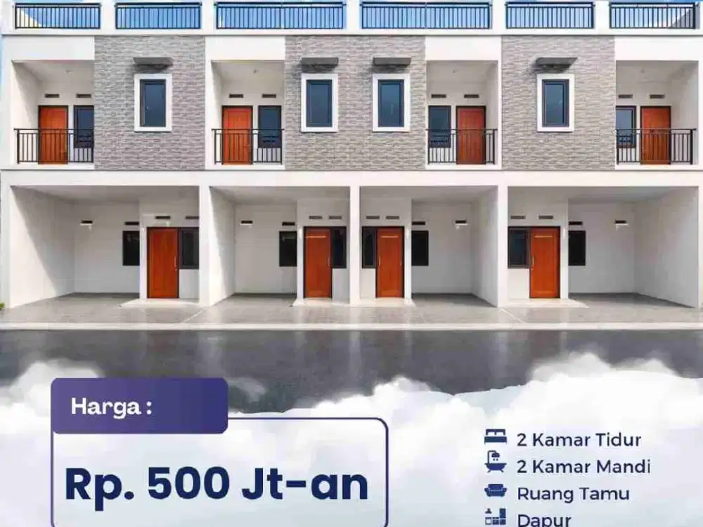Investasi terbaik : rumah  2 lantai + rooftop Jakarta! aksesnya cepat  ke tol, LRT TMII, Pondok Gede, bandara