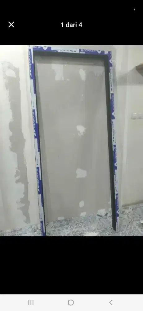 Kusen aluminium alexindo 3 inc 220cm L100cm harga kepasang 750.000/pcs