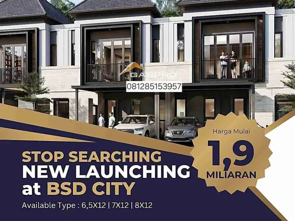 EARLY BIRD NEW TYPE OF TERRAVIA L6,5X12 L7x12 L8x12 start 1,9man diskon 12% FREE DP KPR! First Release of TERRAVIA Phase 3!