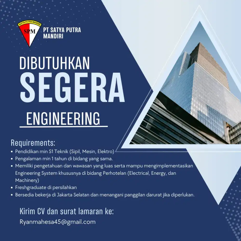 Lowongan Engineering