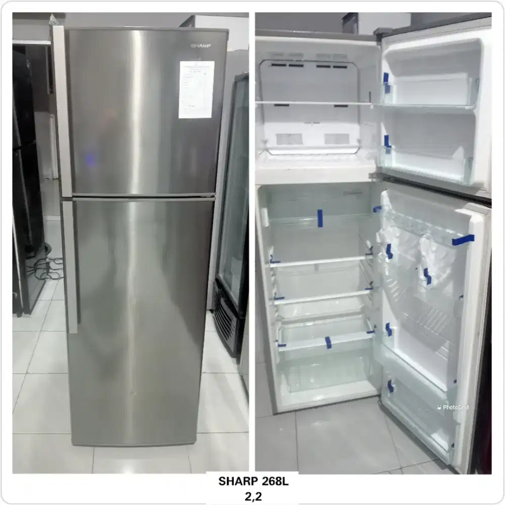 Kulkas 2 pintu Sharp 260L