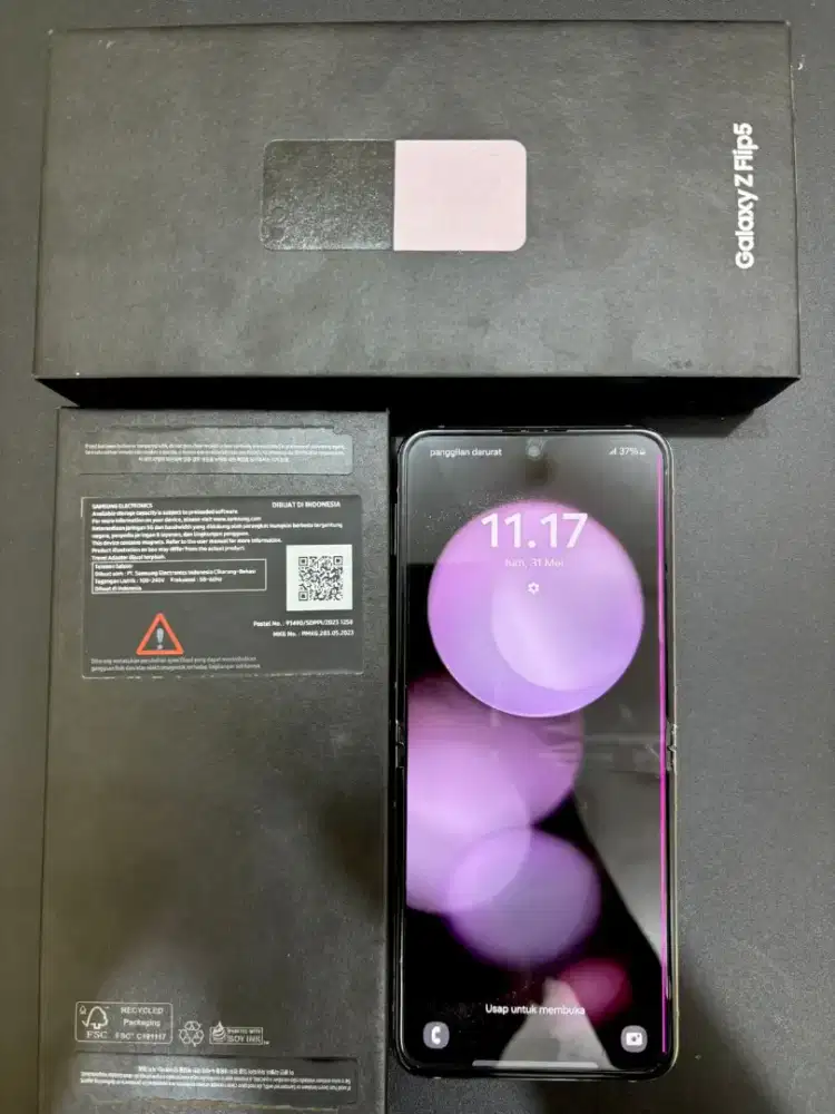 Samsung Galaxy Z Flip 5 8/256 Gb Fullset Resmi SEIN